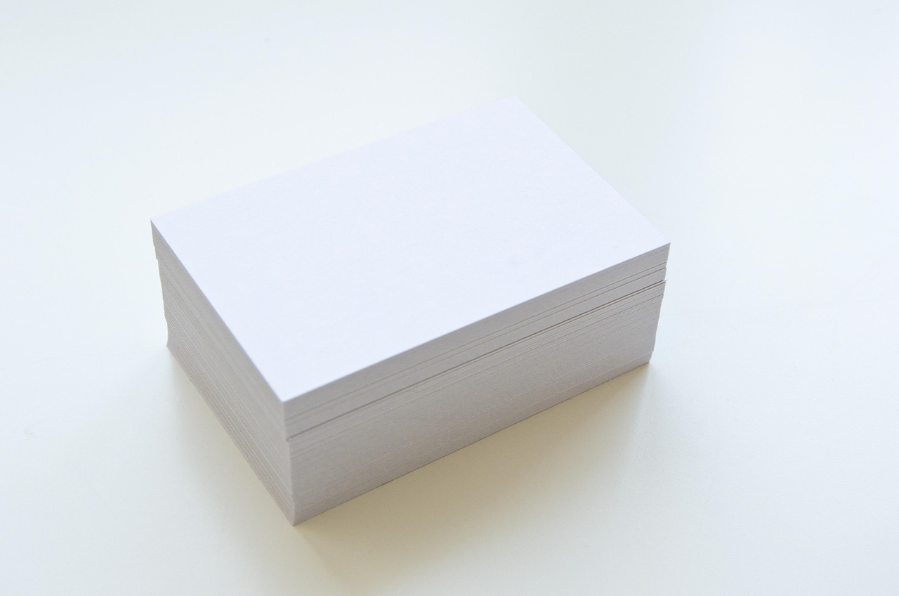 Corporate identity stationery and business card system