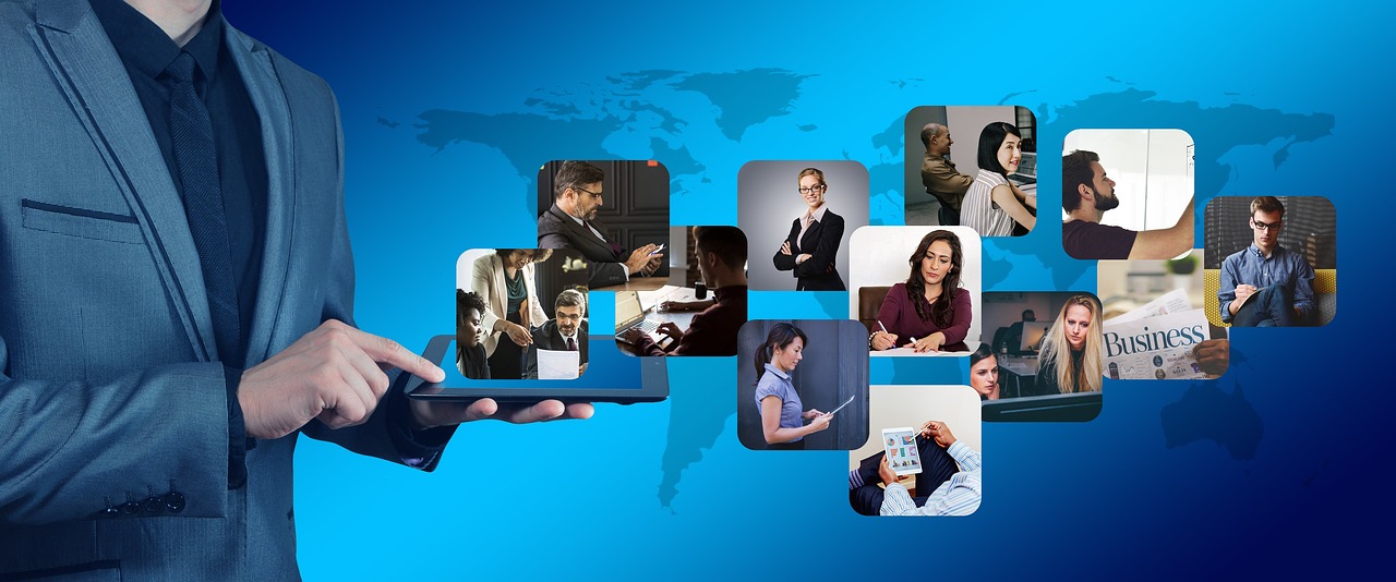 Strategic partnerships network connecting businesses
