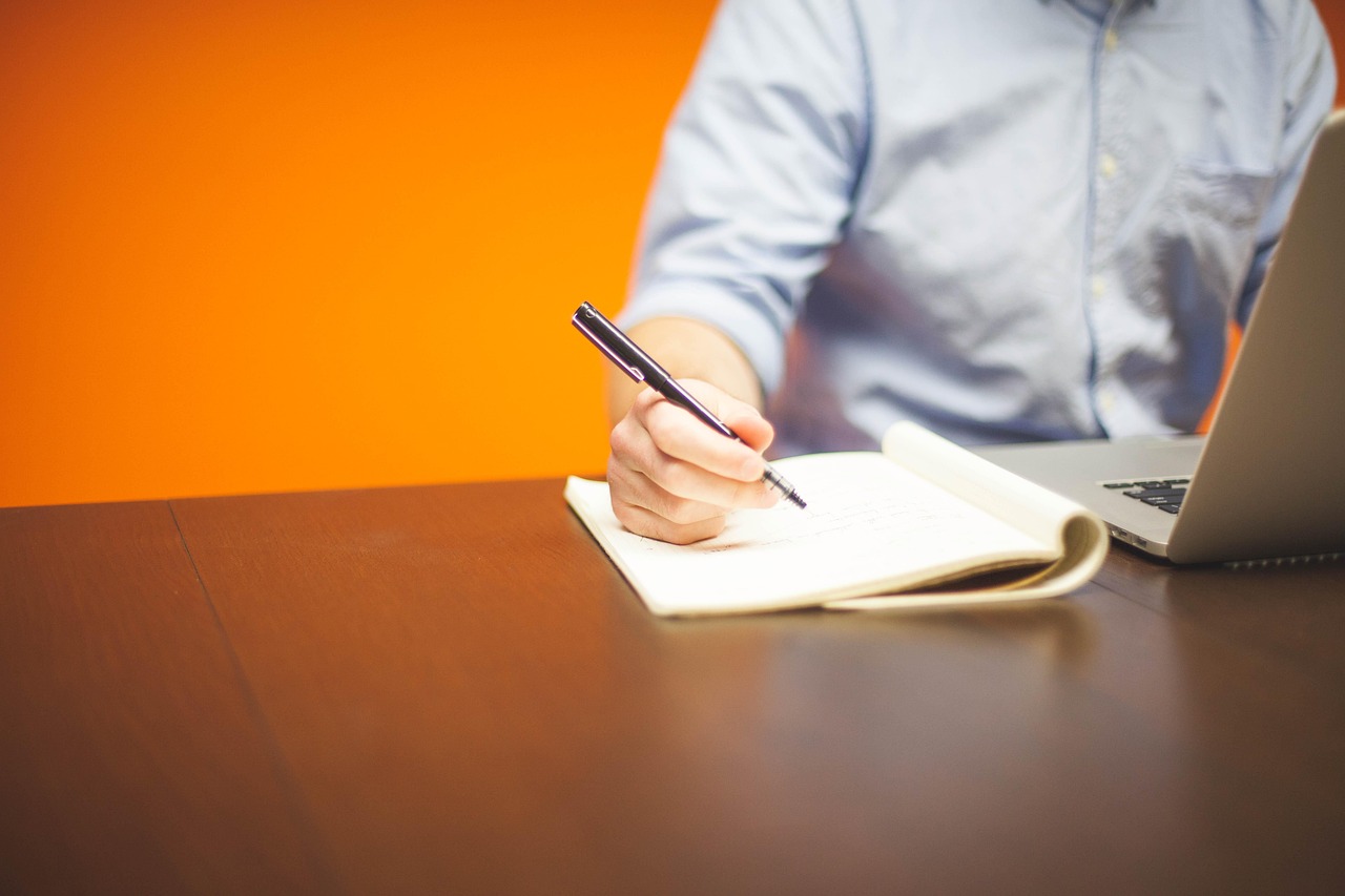 Growing small business owner planning